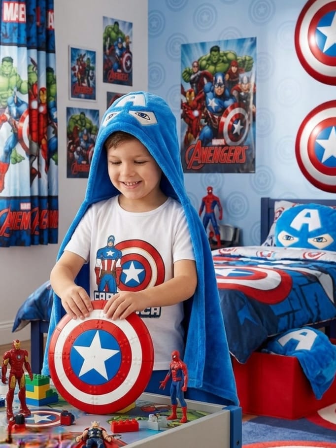 Manta con Capucha Diseño Infantil — imagen 4