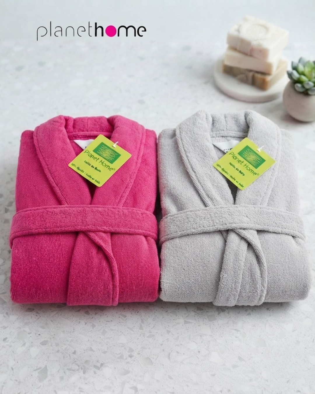 Bata de Baño PH 100% Algodón Súper Absorbente — imagen 9
