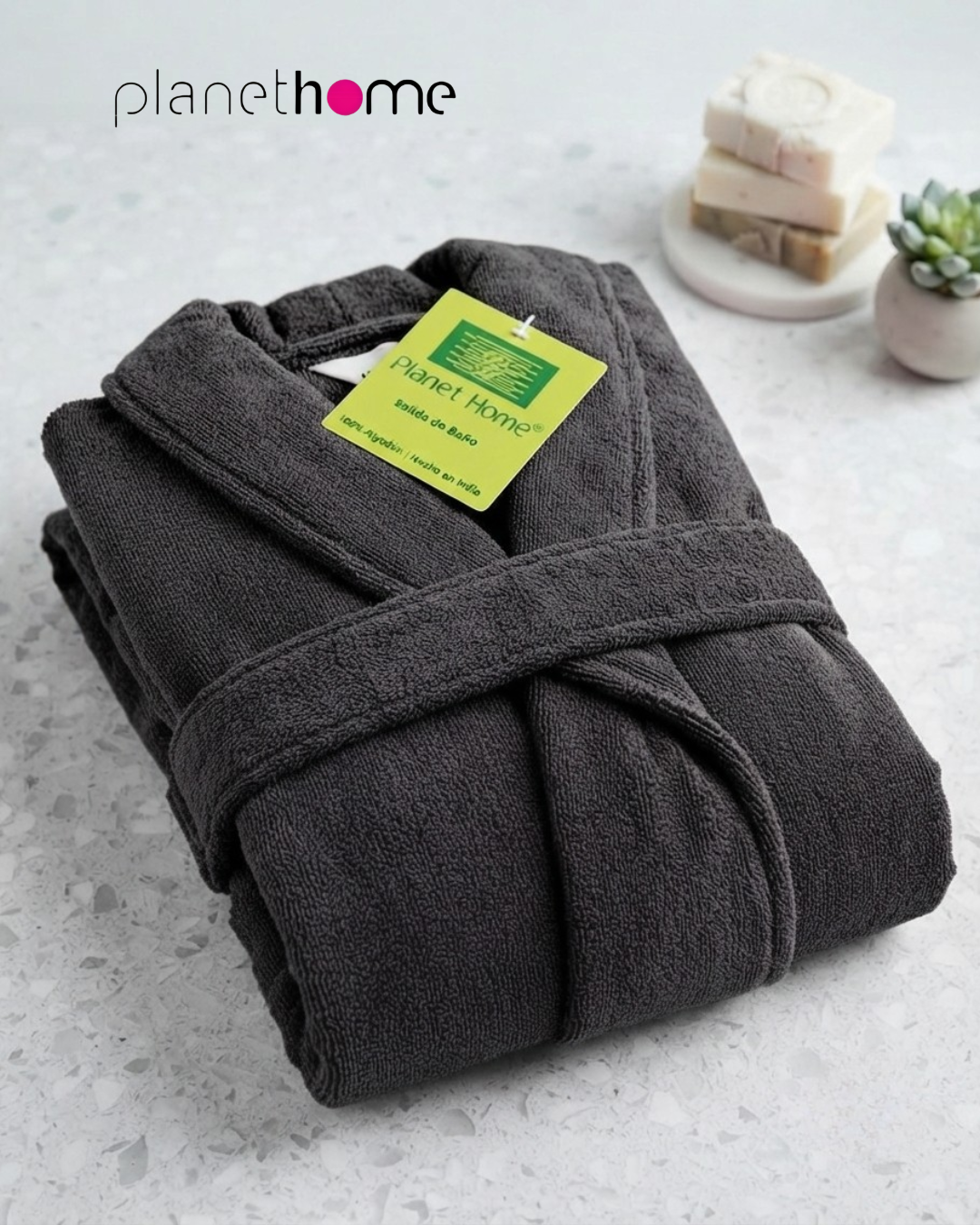 Bata de Baño PH 100% Algodón Súper Absorbente — imagen 7