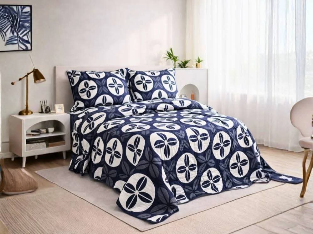 Cubrecama Jaquard Circle
