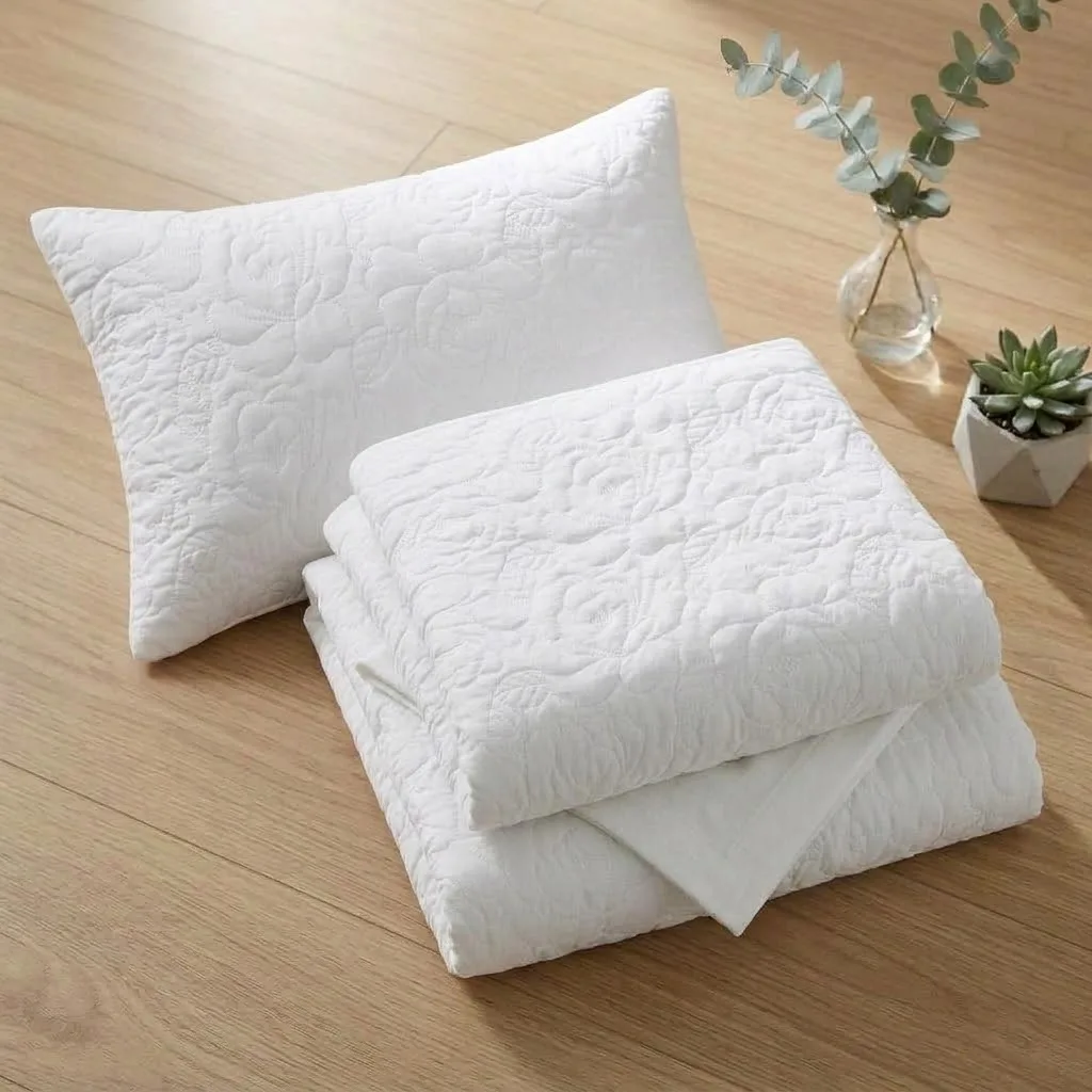 Cubrecama de Verano Jardín de Algodón + Fundas para Almohadas — imagen 4
