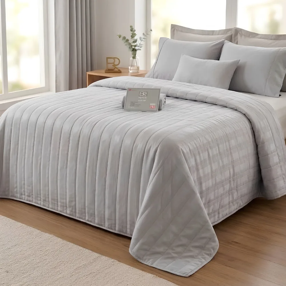 Cubrecama de Verano Stripe Satin — imagen 2