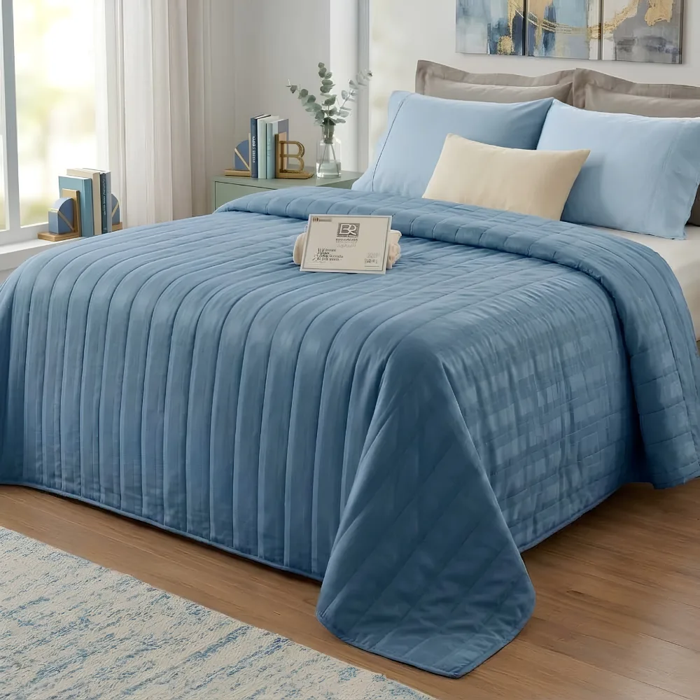 Cubrecama de Verano Stripe Satin — imagen 4