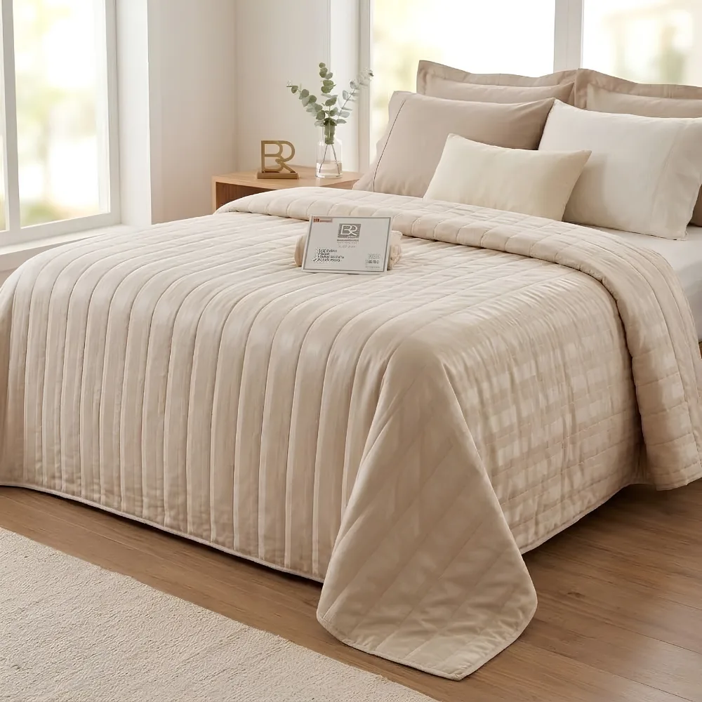 Cubrecama de Verano Stripe Satin — imagen 8