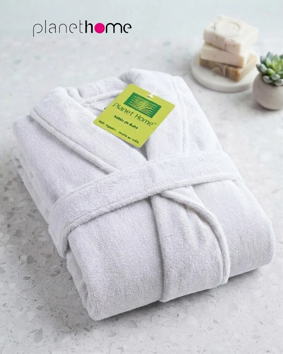 Bata de Baño PH 100% Algodón Súper Absorbente — imagen 9