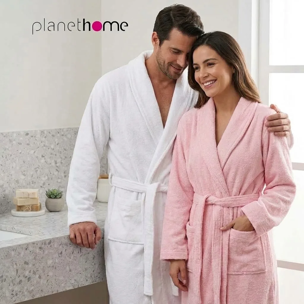 Bata de Baño PH 100% Algodón Súper Absorbente